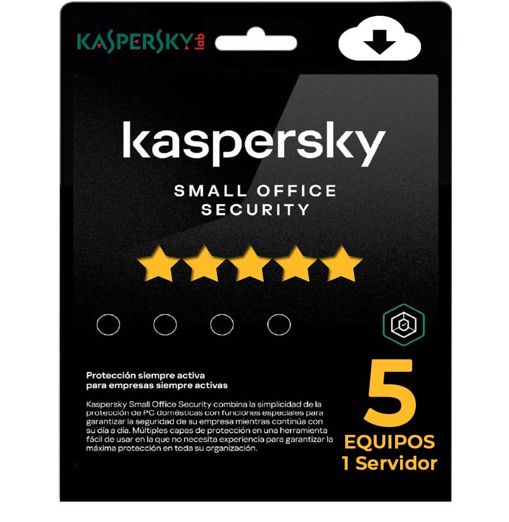 Kaspersky Small Office Security | 1 Año 1 Server | Última Versión