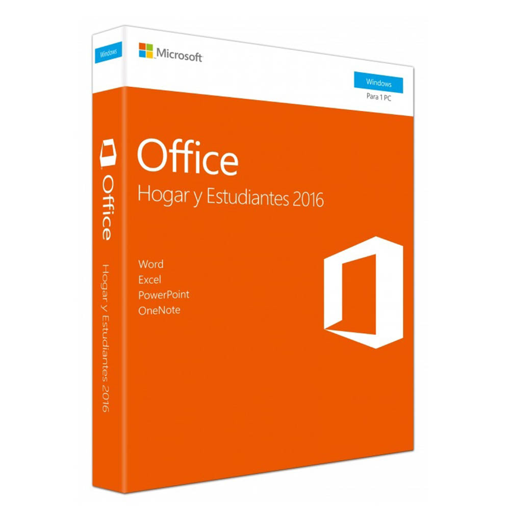 Microsoft Office 2016 Hogar y Estudiantes - 1 Pc Retail