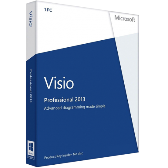 Microsoft Visio 2013 Pro - Retail 1 Pc