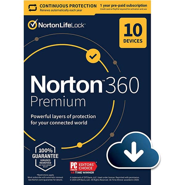 Norton 360 Premium 10 devices