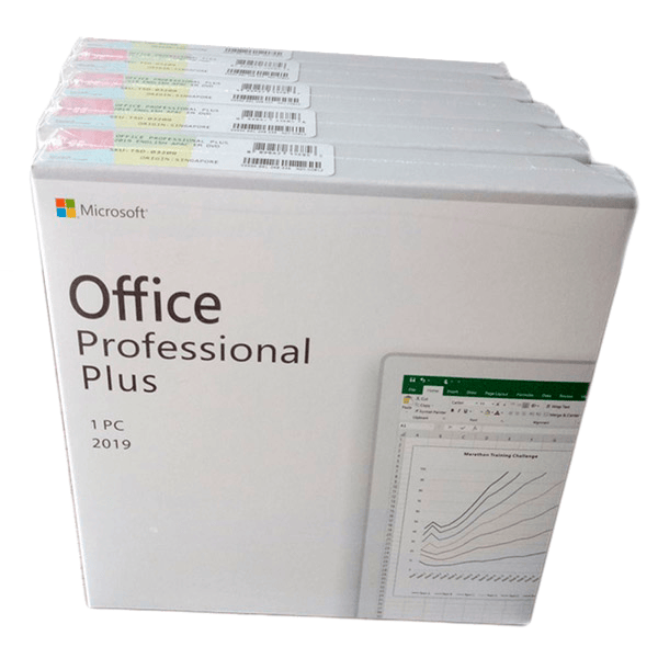 Microsoft Office 2019 Pro Plus - Kit de Legalización | Caja DVD - Al Mayor