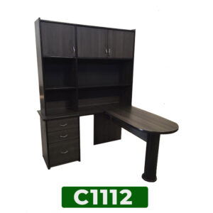 Escritorio Semi Ejecutivo con Biblioteca | C1112 - Alta Gama