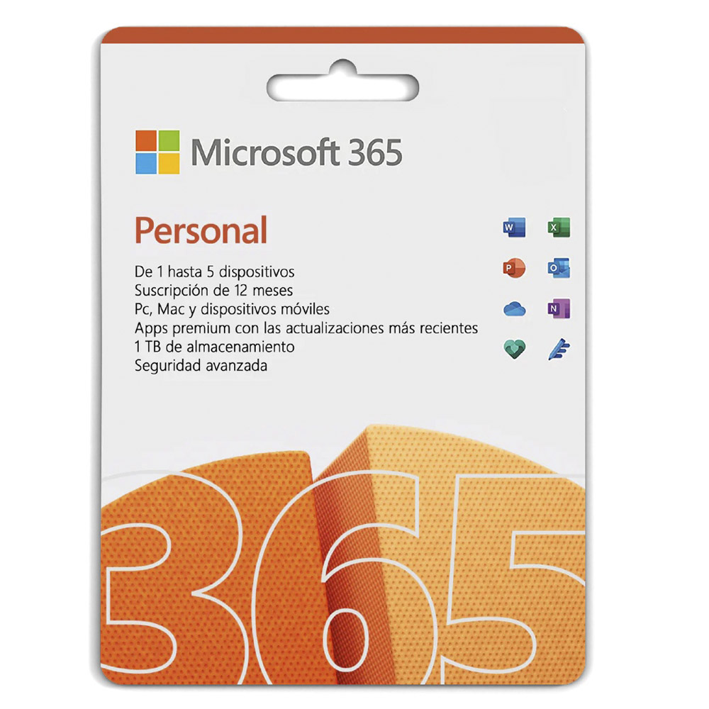 Microsoft 365 Personal | Para Windows / MACOS / Smartphone - 1TB