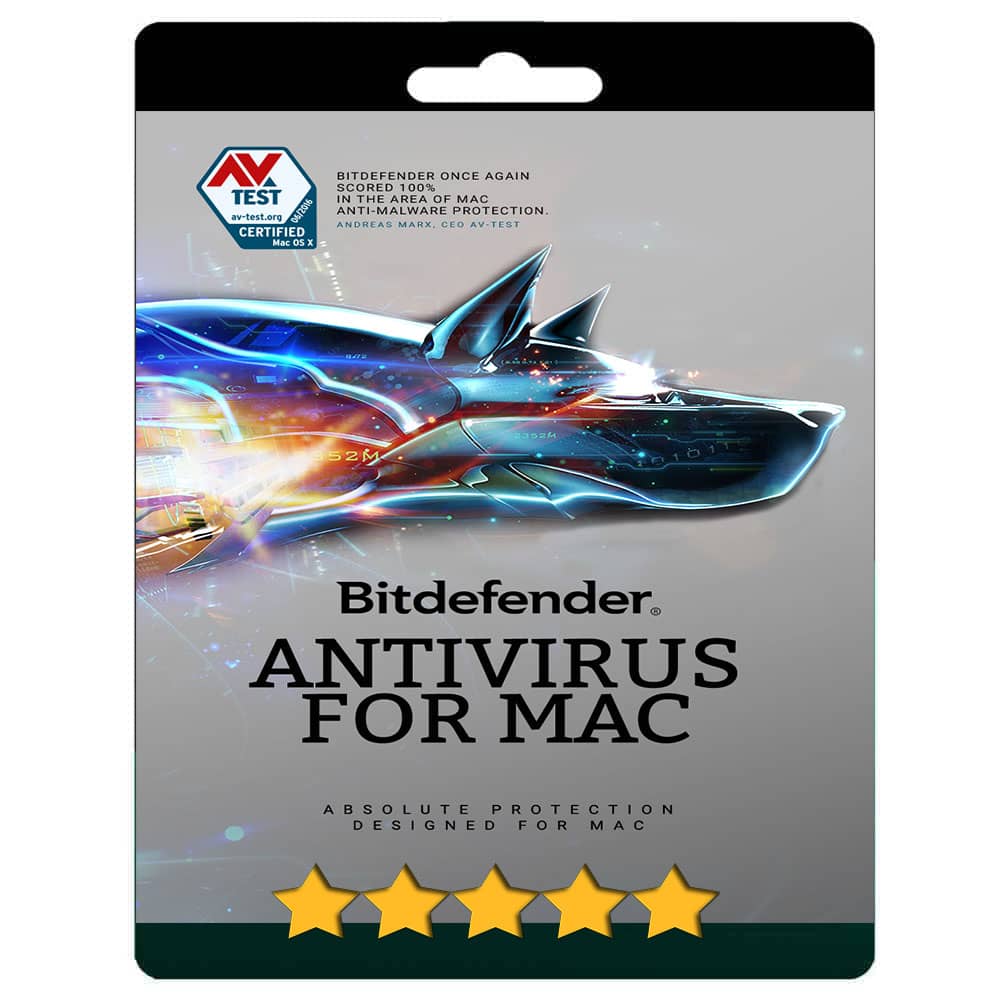 Bitdefender Antivirus Para MAC 1 Año | Última Versión