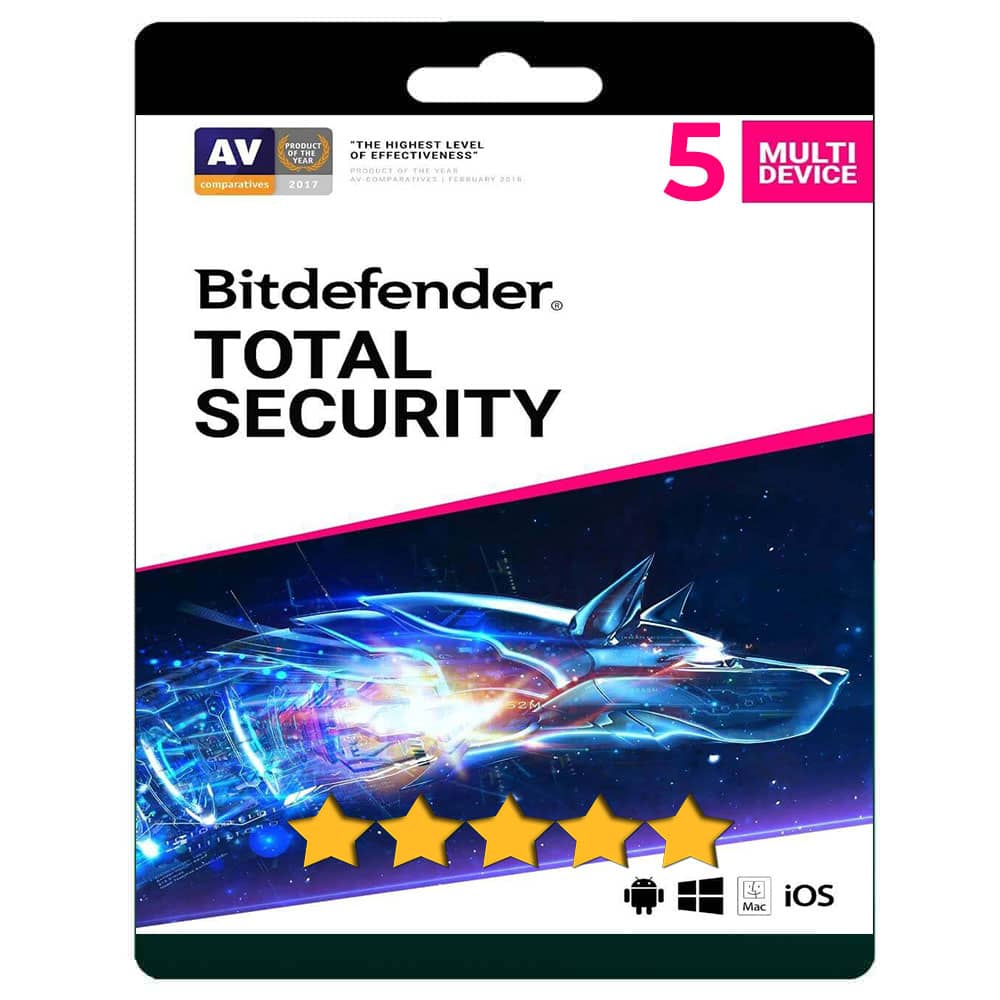 Bitdefender Total Security | 1 Año - Licencia Global | Última Versión