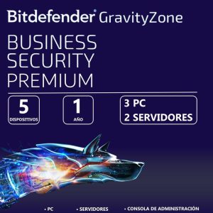 Bitdefender GravityZone Business Security Premium | 5 a 50 Dispositivos | 1 Año