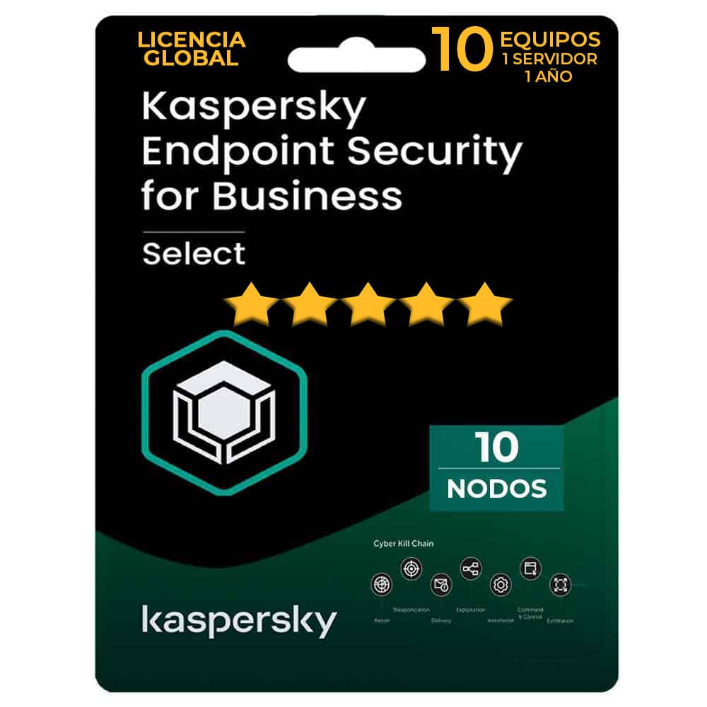 Kaspersky Endpoint Security - Select - Global | 1 Año | Última Versión