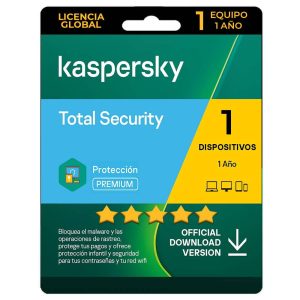 Kaspersky Total Security© 1 Año | Licencia Global - Original