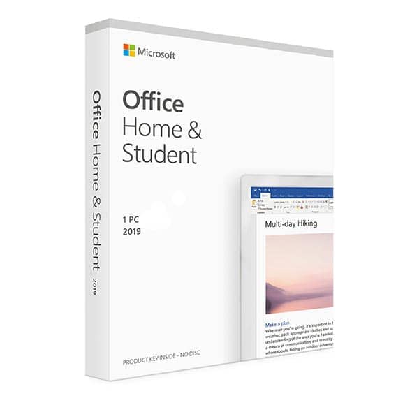 Microsoft home and student pc 2019
