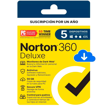 Norton 360 Deluxe 5Pc