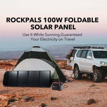 Rockpals 100W Solar Panel 1