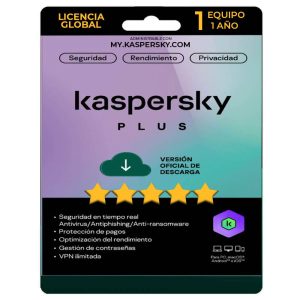 Kaspersky Plus© 1 Año | Última Versión