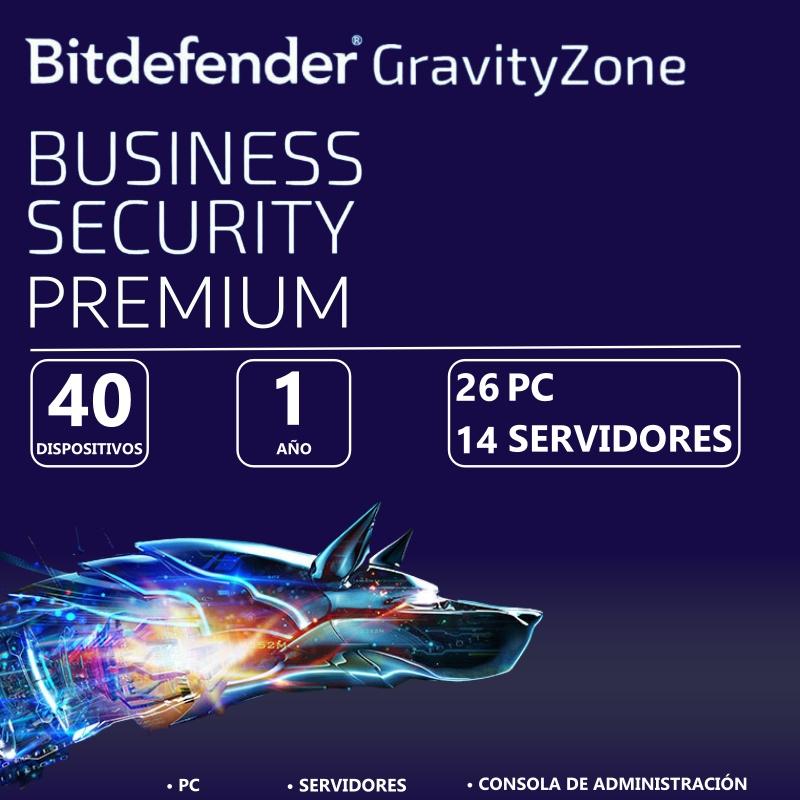 Bitdefender GravityZone Business Security Premium 40 Dispositivos