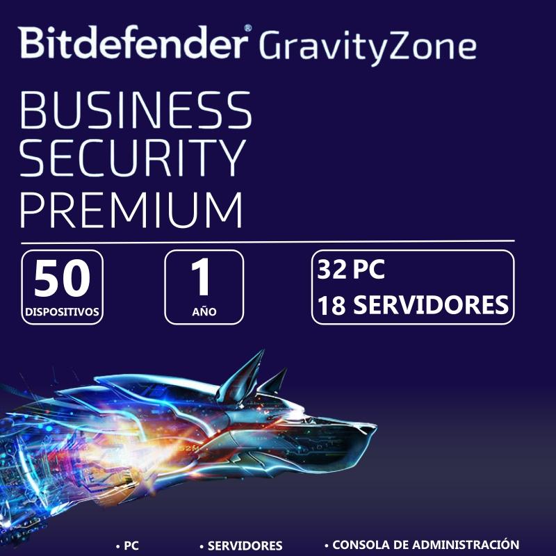 Bitdefender GravityZone Business Security Premium 50 Dispositivos
