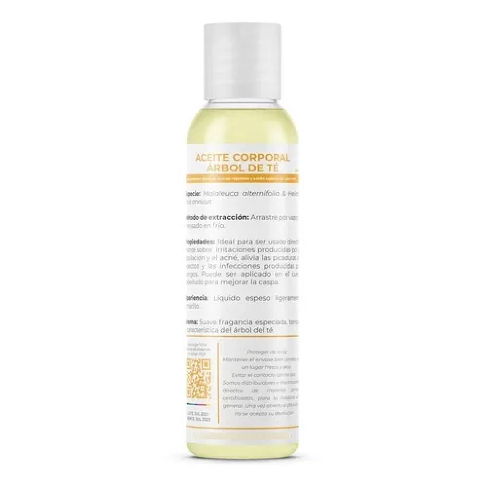 Aceite Corporal Árbol De Té Al 30% Elemental 250 Ml
